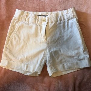 J. Crew city fit white shorts